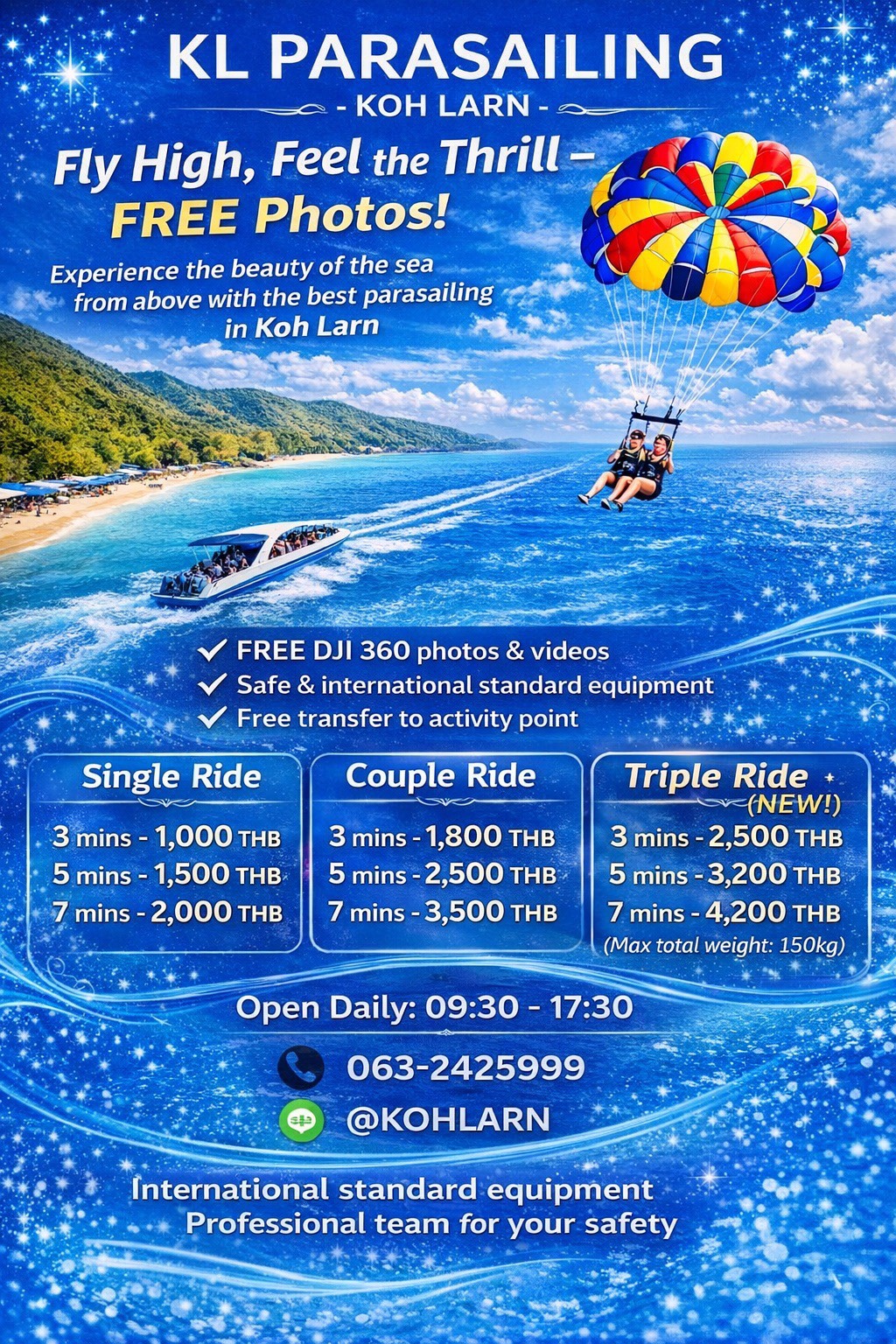 KL Parasailing beach promotion